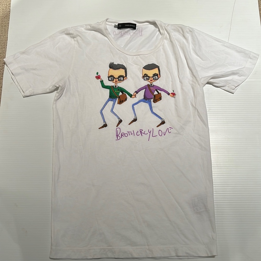 DSquared brotherly love T-shirt  size S